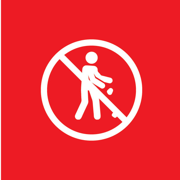 No littering