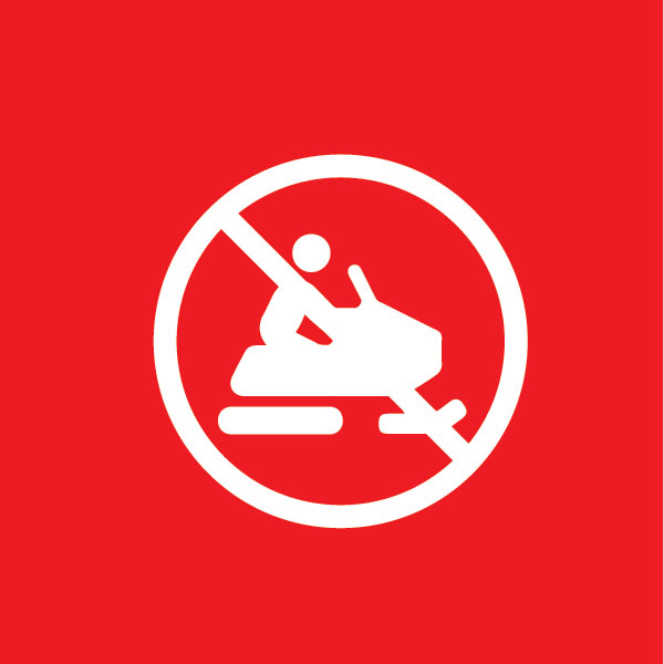 No snowmobile