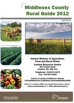 Middlesex County Rural Guide 2012 cover