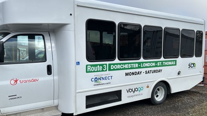 Route 3 Middlesex County Connect bus 