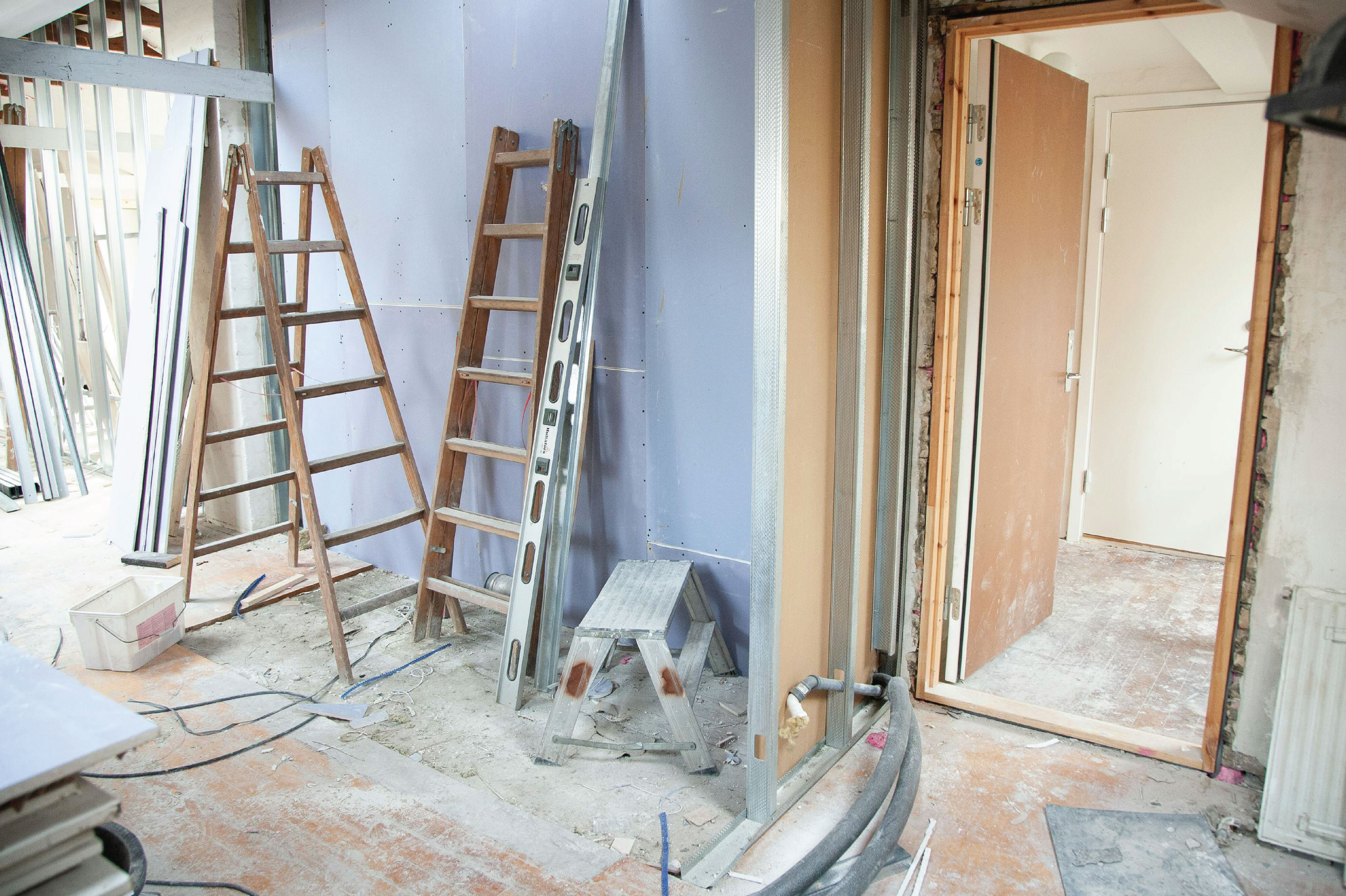 Room under renovation