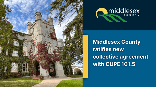 Middlesex County ratifies new collective agreement with CUPE 101.5