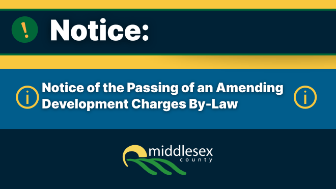 Notice of the Passing of an Amending Development Charges By-Law