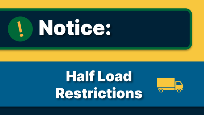 half load restrictions graphic