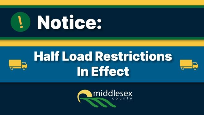 Half Load Restrictions In Effect