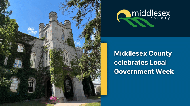 Middlesex County celebrates local government week. 