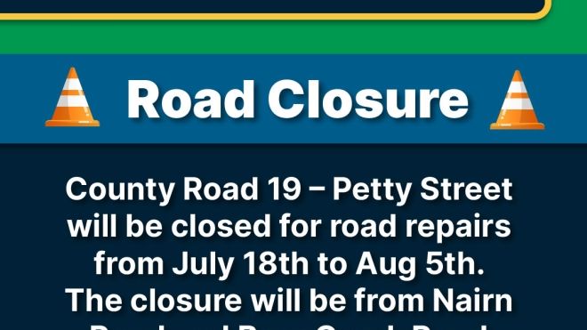 Road closure of Petty Street 