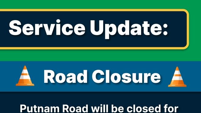 Road Closure - Putnam Road
