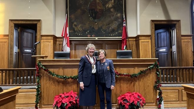 Warden Aina DeViet and Deputy Warden Cathy Burghardt-Jesson 