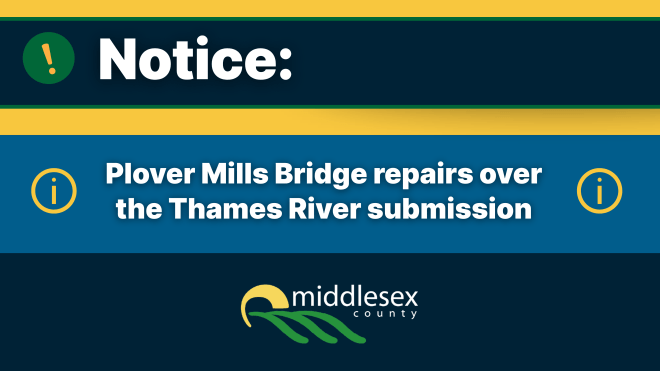 Plover Mills Bridge repairs over the Thames River Submission. 