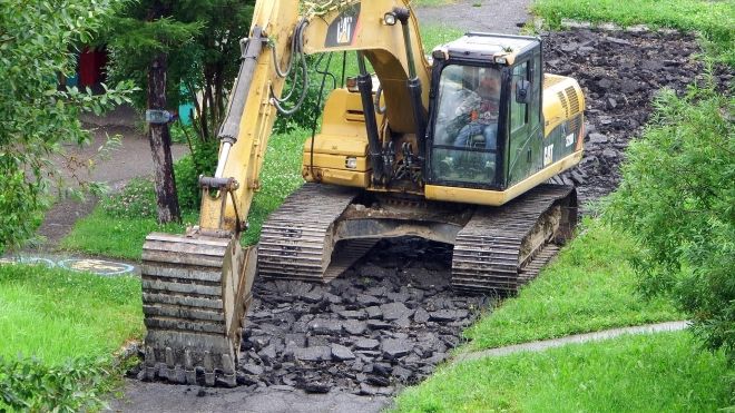 Road construction 