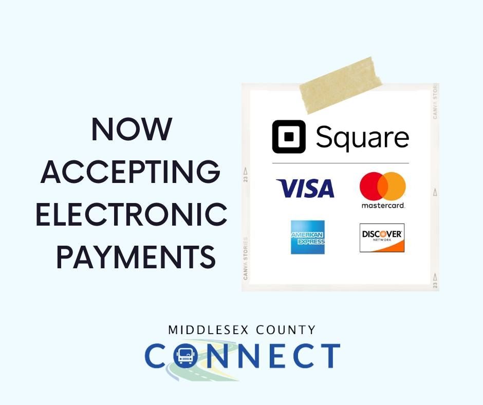 Now Accepting Electronic Payments