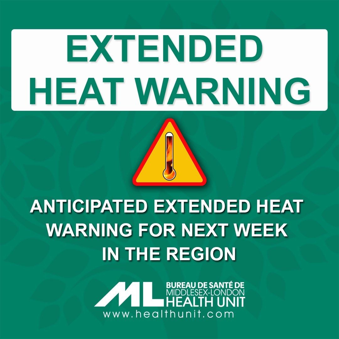Extended Heat Warning June 17-21