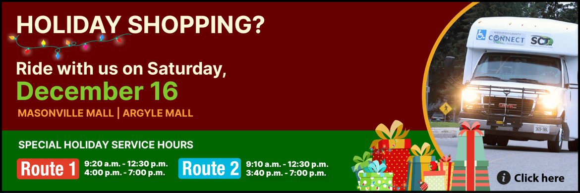 Dec 16 special holiday service