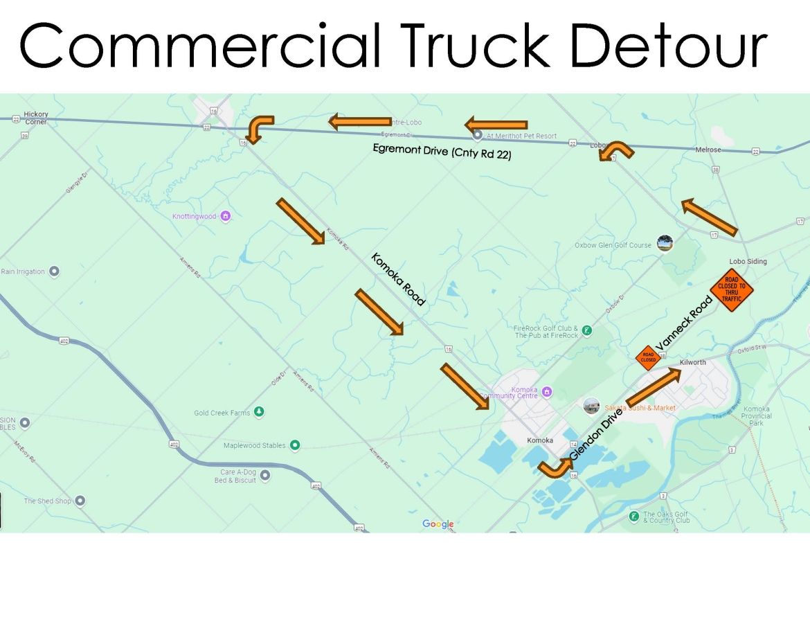 Commercial Truck Detour