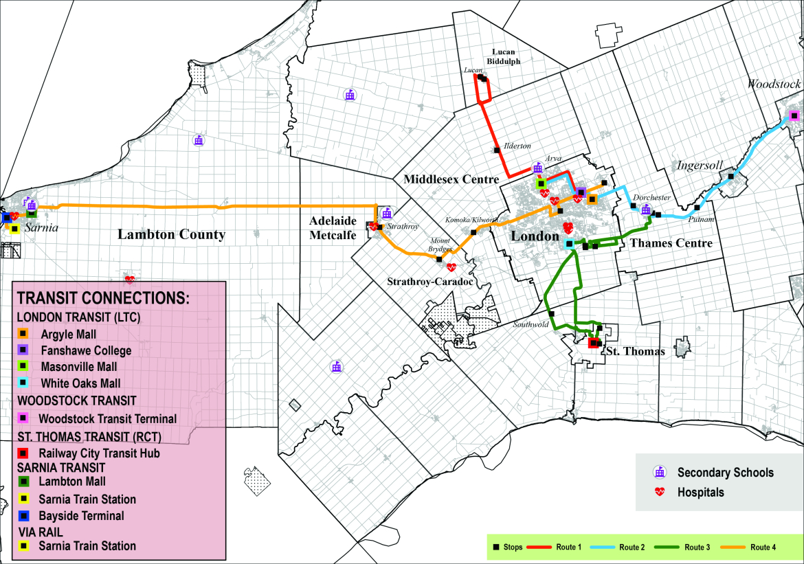 County Connect_ Service Area Map - 2026
