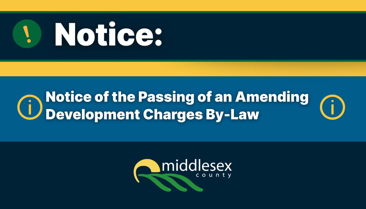 Notice of the Passing of an Amending Development Charges By-Law