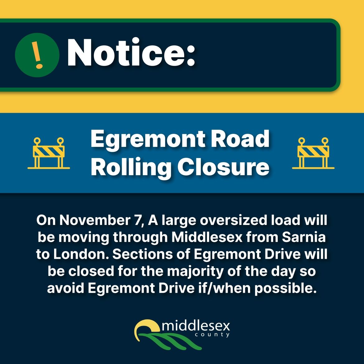 Egremont Rolling Closure 