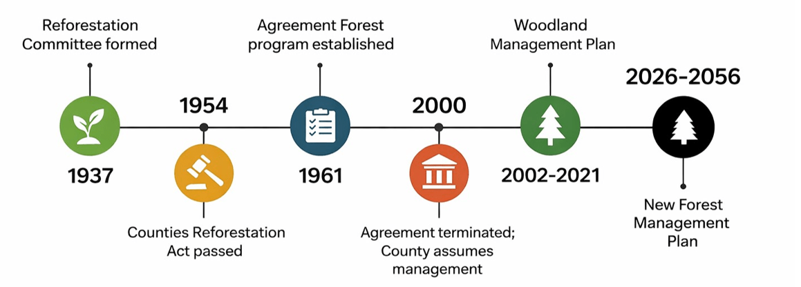 Forest Management Timeline