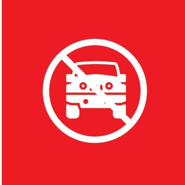 No off roading