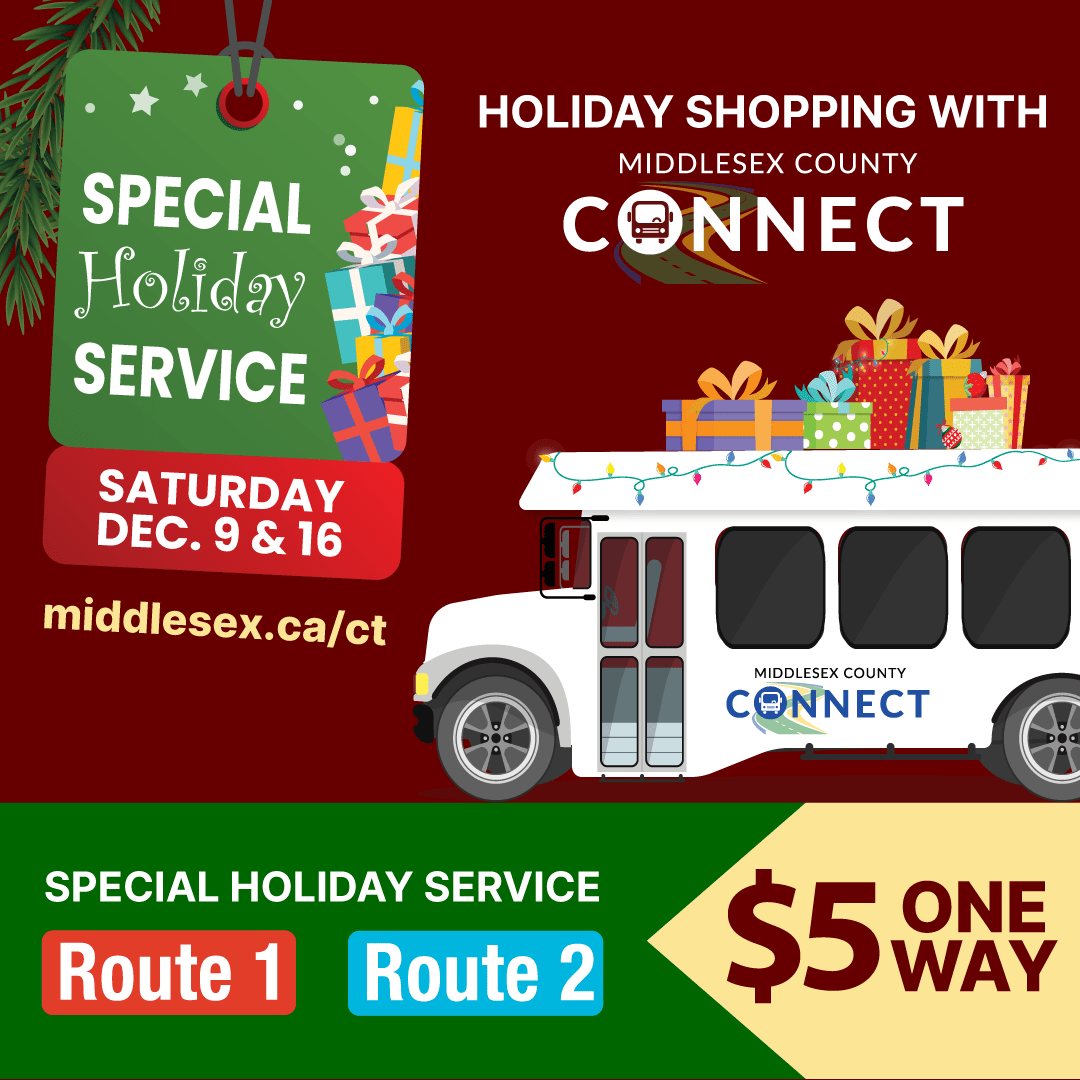 Holiday bus graphic