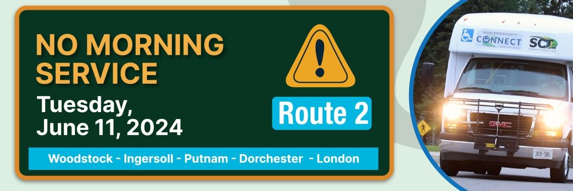 No Morning Service Route 2 June 11, 2024