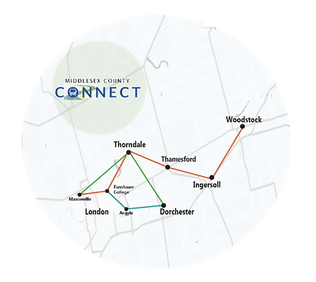 Middlesex County Connect Map