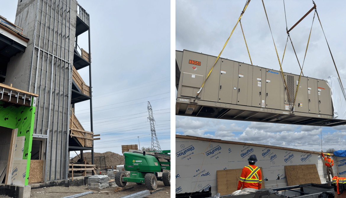 Building construction.