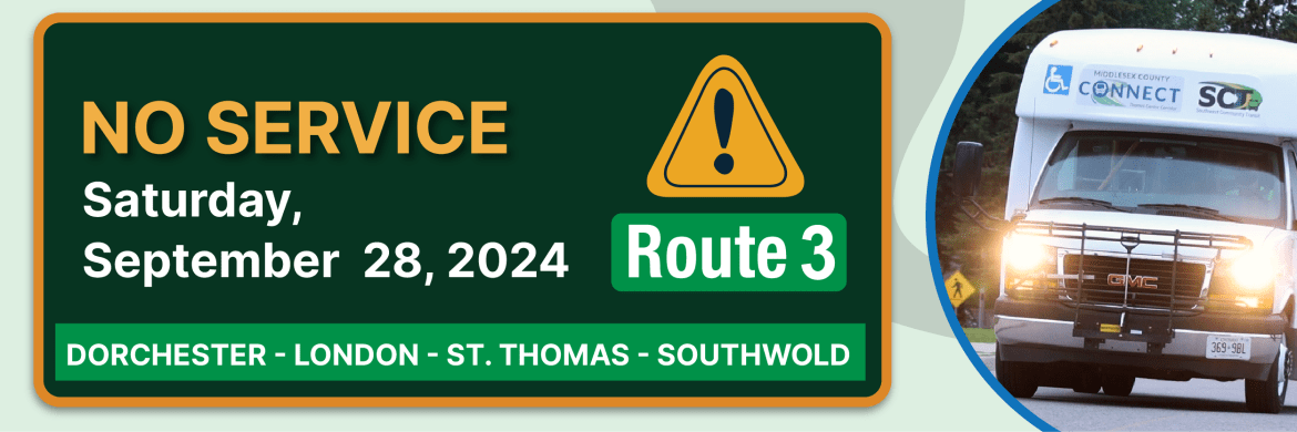 Route 3 - No Service