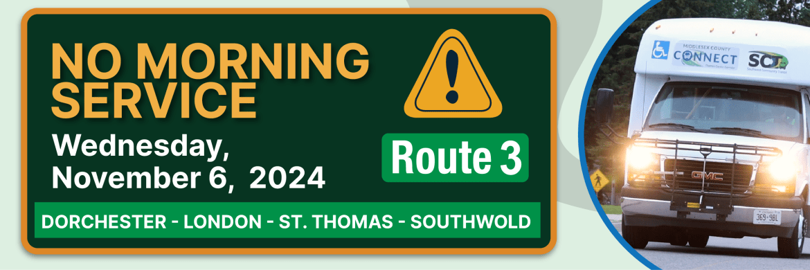 No Service AM - Route 3