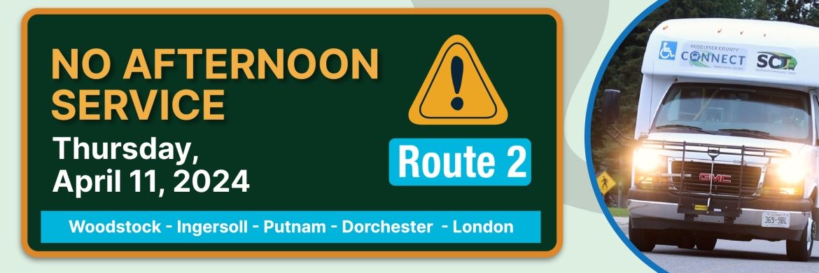 No Service PM - Route 2