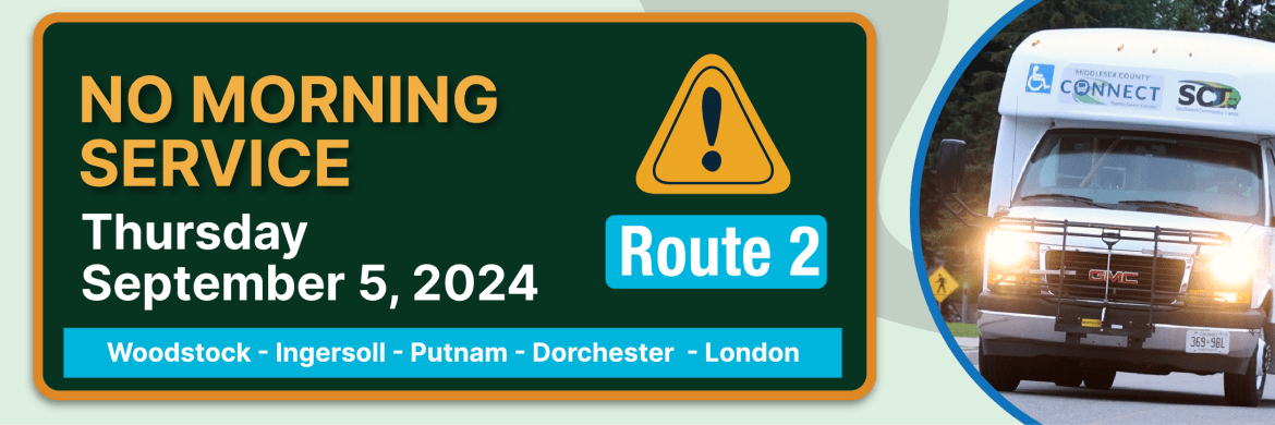 Route 2: No AM Service