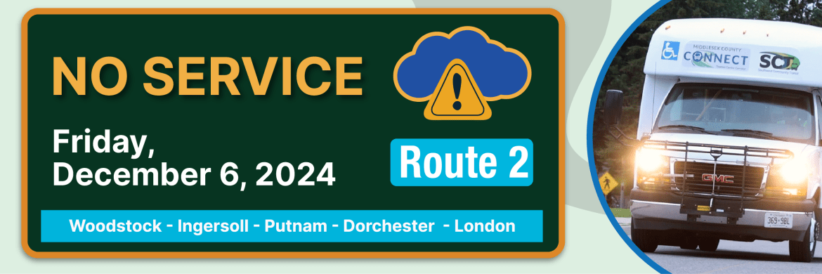 Route 2 - No Service