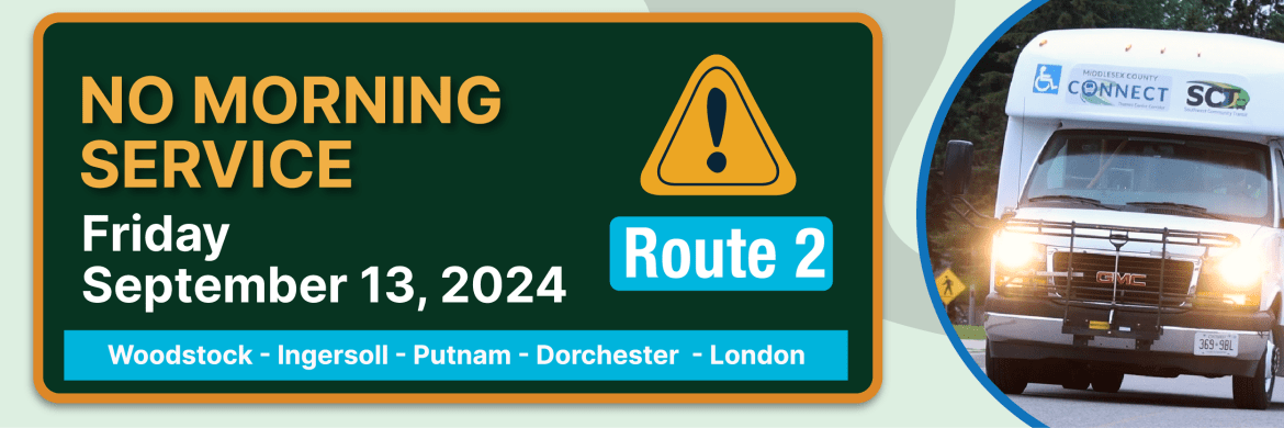 Route 2: No AM Service