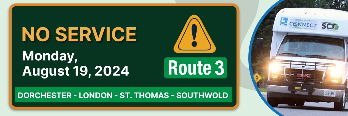 Route 3 - No Service