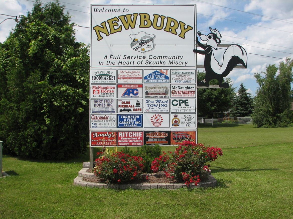 Newbury sign