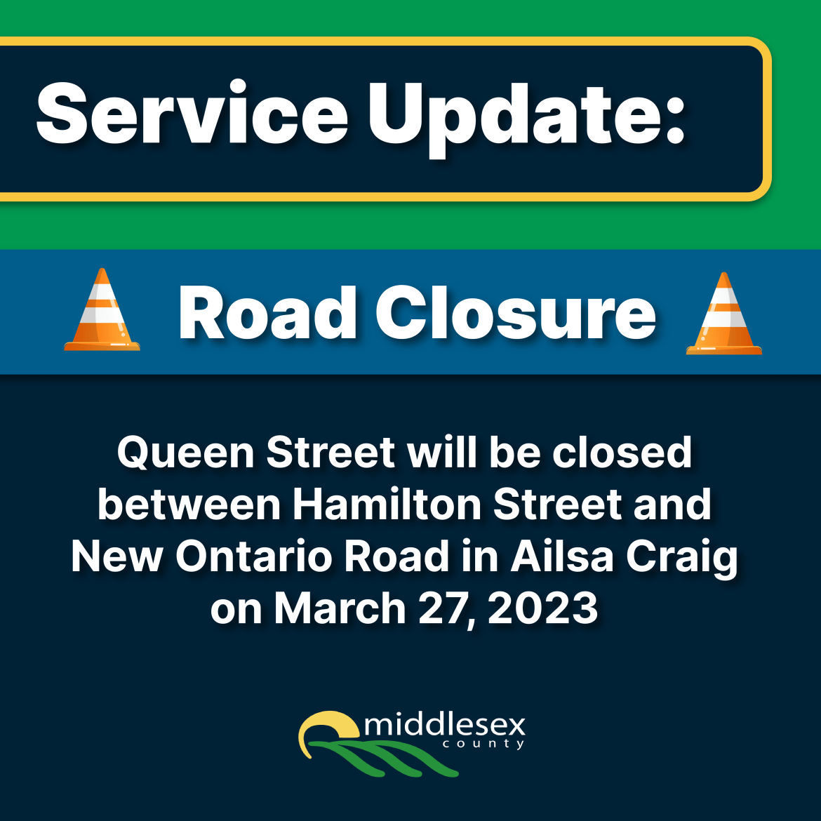 Road Closure for Queens Street 