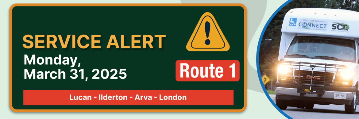 Route 1 - Service Alert