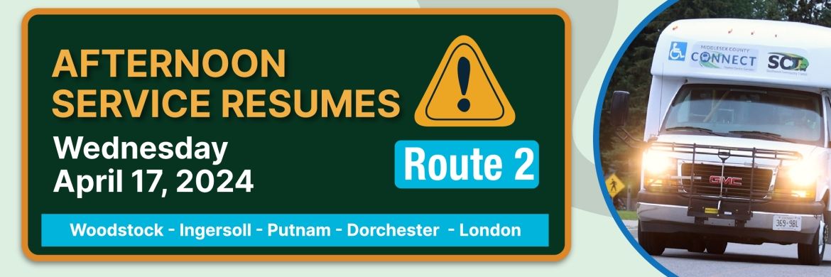 Route 2 service resumes