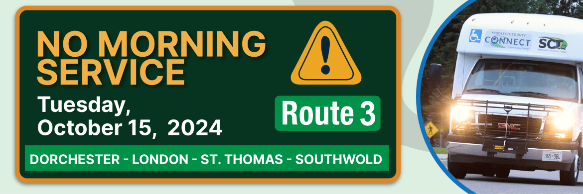 Route 3 - No AM Service