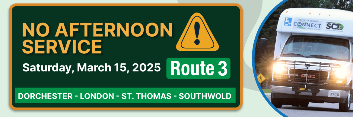 Route 3 - No PM Service