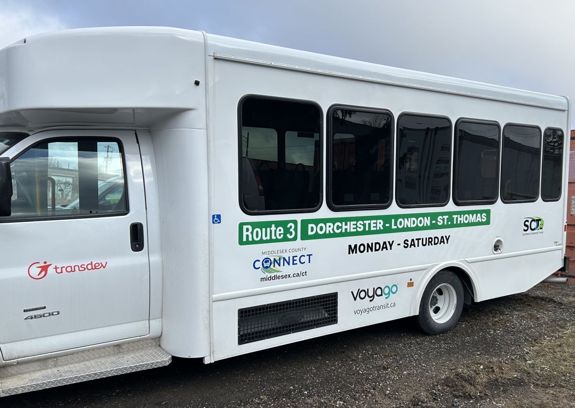 Route 3 Middlesex County Connect bus