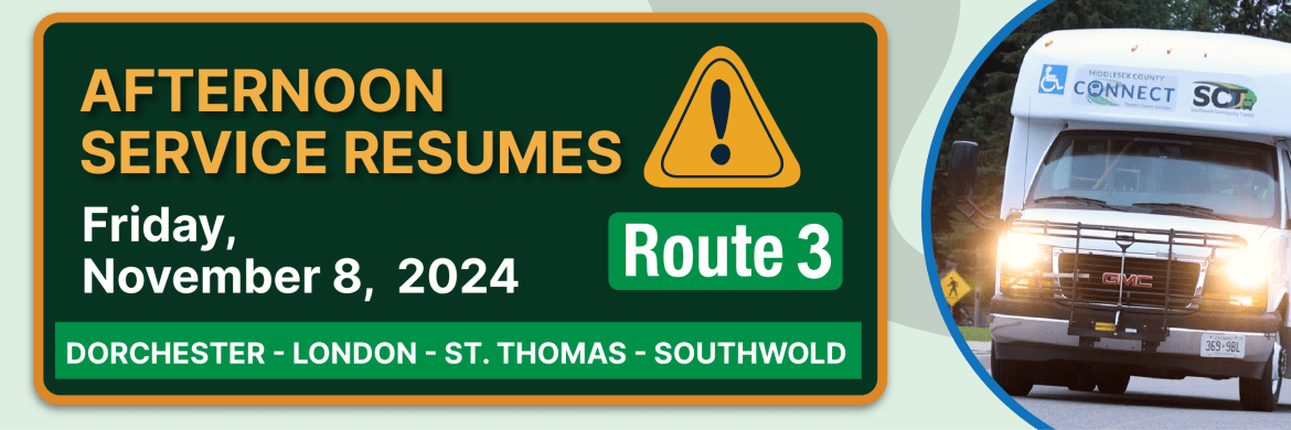 Route 3 PM Service