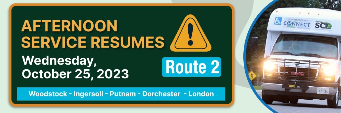 Route 2 service resume