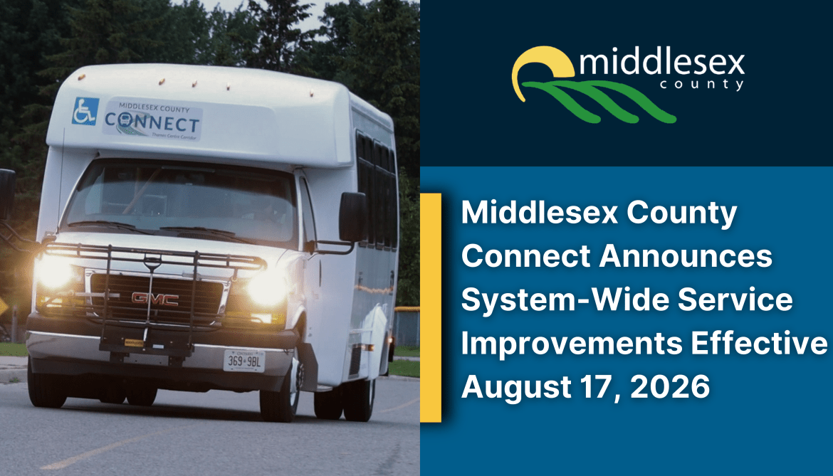 Middlesex County Connect Announces System-Wide Service Improvements