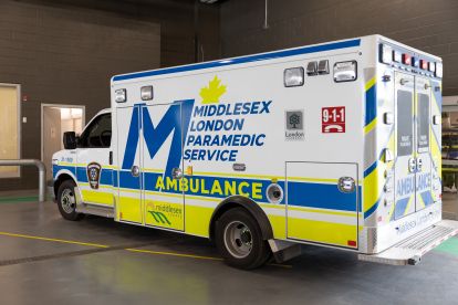 Image of an MLPS ambulance