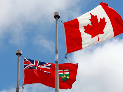 Ontario - Canadian Flags