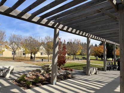 Wooden pavillion 