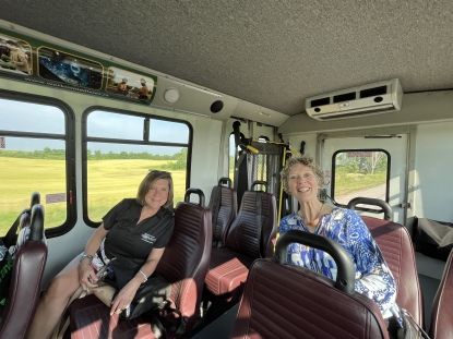 Warden Cathy Burghardt-Jesson and Deputy Warden Aina DeViet 