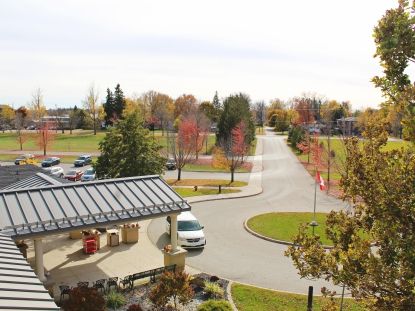 Strathmere Lodge aerial view